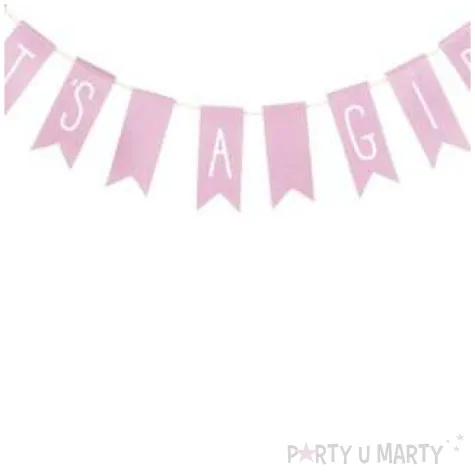 dekoracja tortu topper its a girl blekitna unique