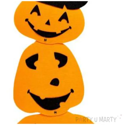 dekoracja trzy dynie pomaranczowa widmann 60cm