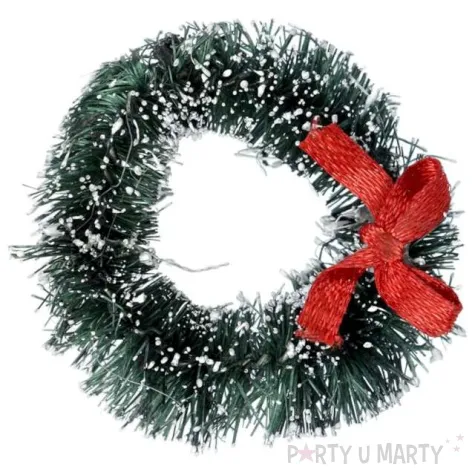 dekoracja wianki z kokarda titanum 4 szt