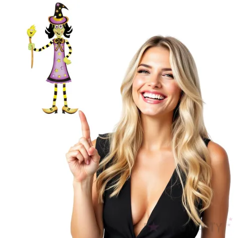 dekoracja wiedzma partypal 95 cm