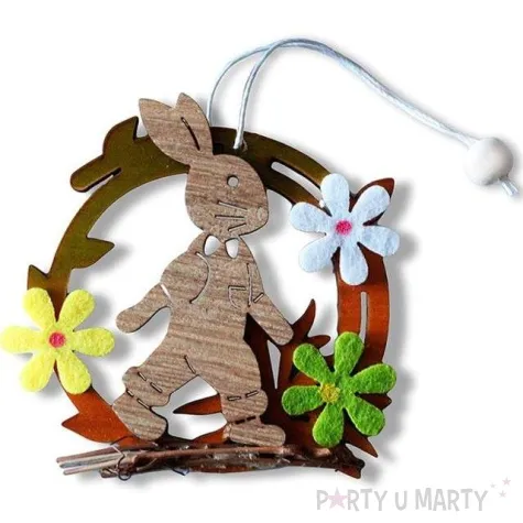 dekoracja wielkanoc krolik kroczacy titanum