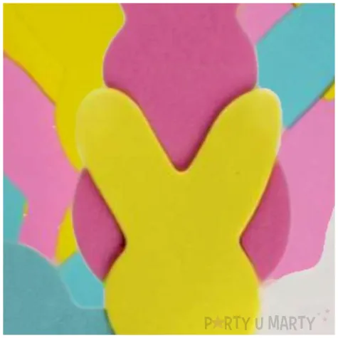 dekoracja wielkanocne kroliczki xl piankowa brewis 15 5 cm 12 szt