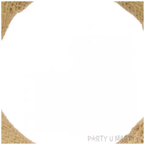 dekoracja wieniec baza jutowa brazowy arpex 14 5 cm