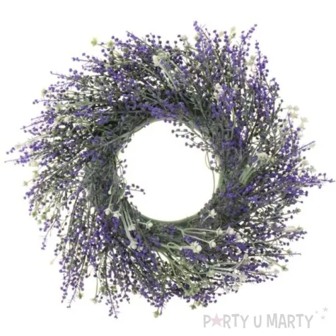 dekoracja wieniec lawendowy bomm 30 cm