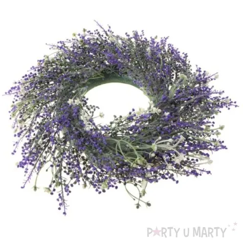 dekoracja wieniec lawendowy bomm 30 cm