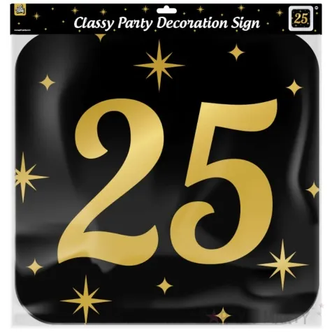 dekoracja wiszaca 25 urodziny classy party 50x50 cm pd party