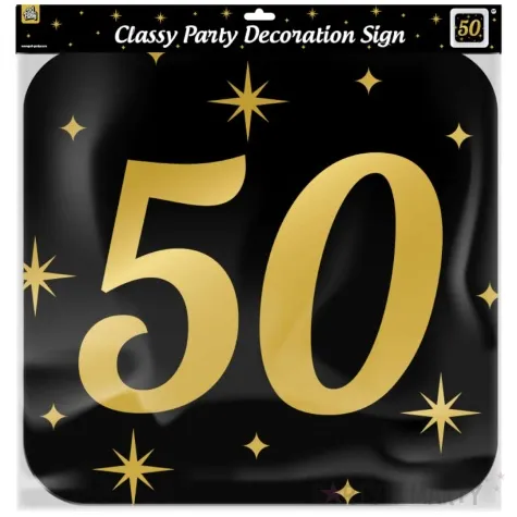 dekoracja wiszaca 50 urodziny classy party 50x50 cm pd party