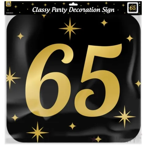 dekoracja wiszaca 65 urodziny classy party 50x50 cm pd party