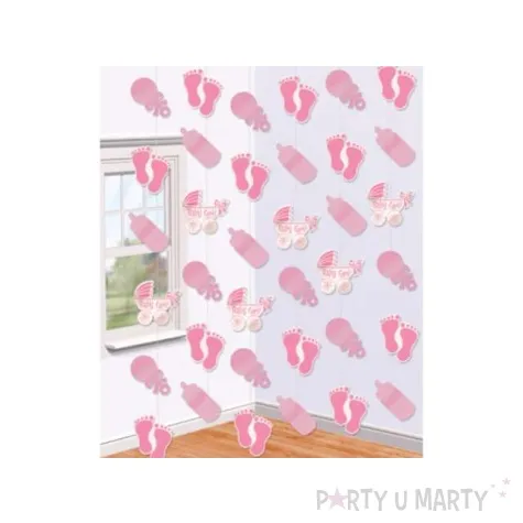 dekoracja wiszaca baby girl roz 6x2m 1 op