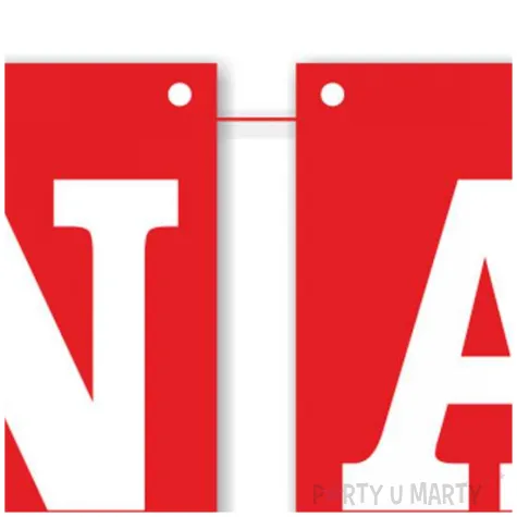 dekoracja wiszaca baner girlanda najlepszy soltys na dzien soltysa