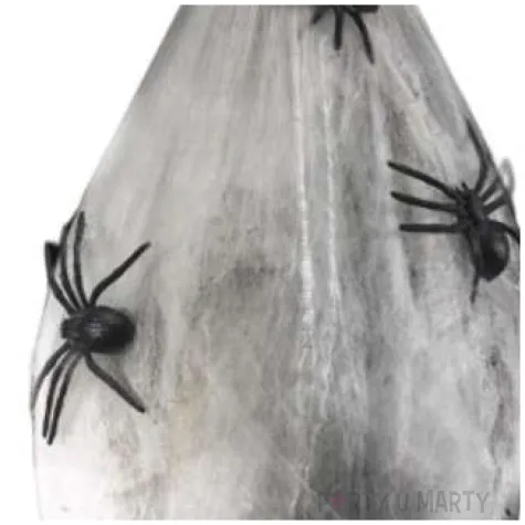 dekoracja wiszaca halloweenowe pajaki smiffys 42 x 24 cm