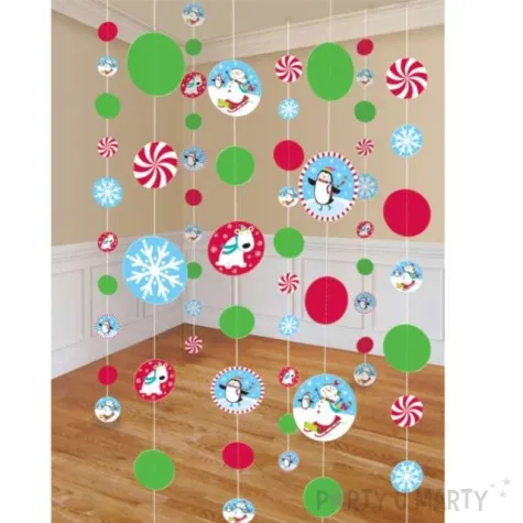 dekoracja wiszaca joyful snowman 1 8 m 1 op