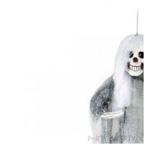 dekoracja wiszaca kosciotrup panna mloda boland 80 cm