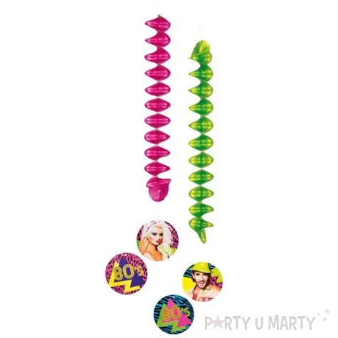 dekoracja wiszaca lata 80 te boland 60 cm 2 szt