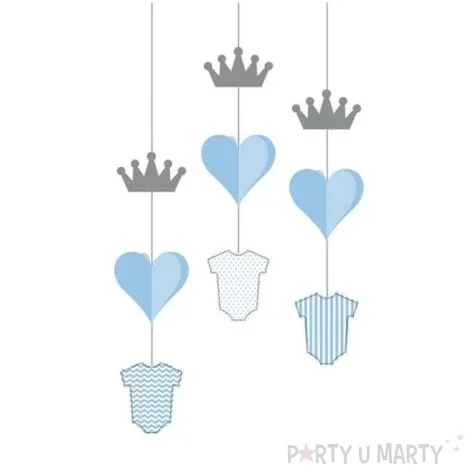 dekoracja wiszaca little boy godan 3 szt