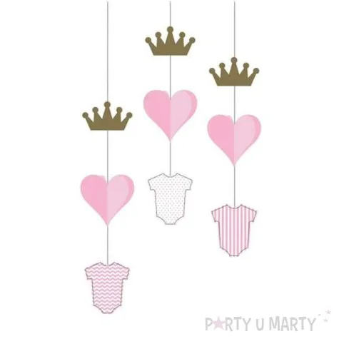 dekoracja wiszaca little girl godan 3 szt