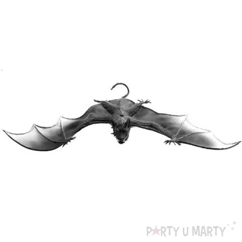 dekoracja wiszaca nietoperz 23 cm