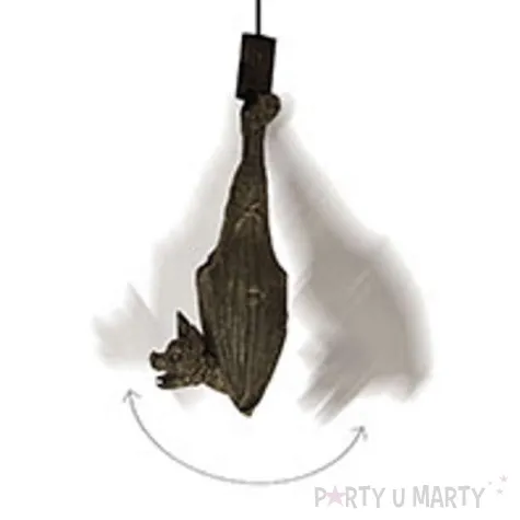 dekoracja wiszaca nietoperz z efektami