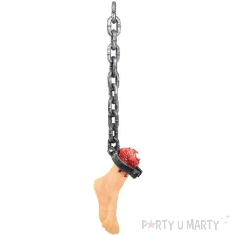 dekoracja wiszaca odcieta stopa amscan 64 cm