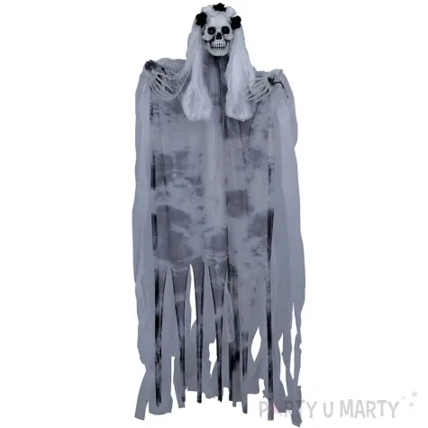 dekoracja wiszaca panna mloda szkielet halloween guirca 120 cm