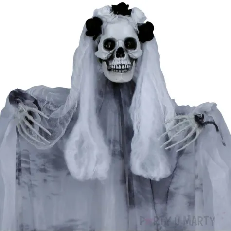 dekoracja wiszaca panna mloda szkielet halloween guirca 120 cm