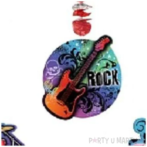 dekoracja wiszaca rock star amscan 1 4 m 3 szt