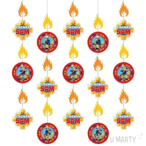 dekoracja wiszaca strazak sam amscan 6 x 2 1 m