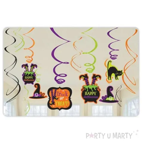 dekoracja wiszaca swiderki halloween mix amscan 12 szt