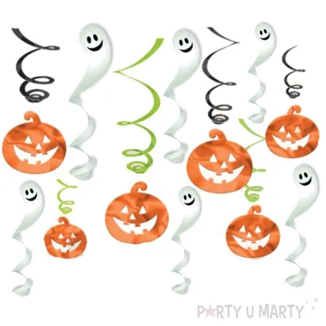 dekoracja wiszaca swiderki halloween mix amscan 12 szt