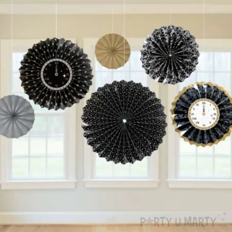 dekoracja wiszaca sylwestrowa 6 szt 1 op