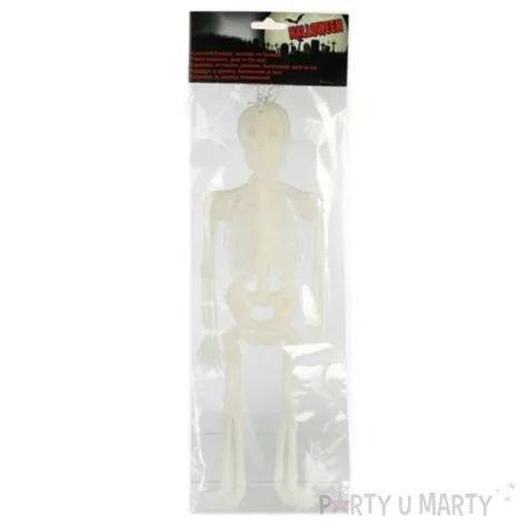 dekoracja wiszaca szkielet fotoluminescencyjny 4 szt