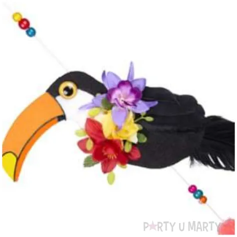 dekoracja wiszaca tukan kolorowa godan 70 cm