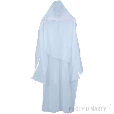 dekoracja wiszaca upiorna zakonnica bialy guirca 65 cm