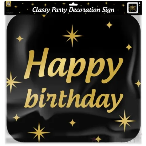 dekoracja wiszaca urodziny happy birthday classy party 50x50 cm pd party