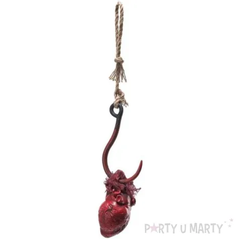 dekoracja wiszaca wyciete serce carnival toys 60 cm