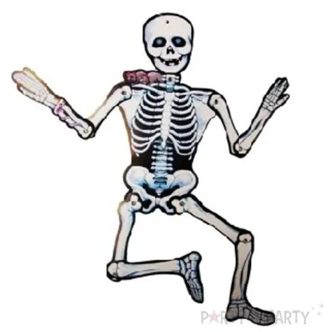 dekoracja wiszacy szkielet