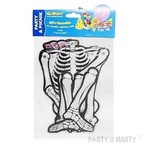 dekoracja wiszacy szkielet