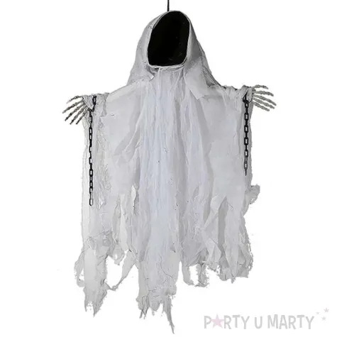 dekoracja wiszacy upior z efektami bialy