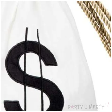 dekoracja worek na pieniadze dolary boland 29 x 20 cm