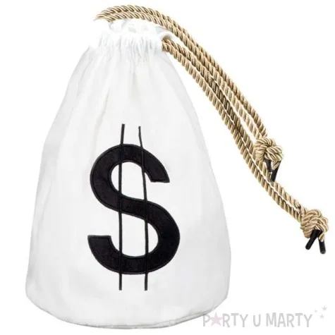 dekoracja worek na pieniadze dolary boland 29 x 20 cm