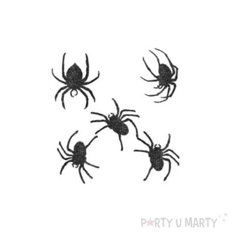 dekoracja wycinana pajaki 9 szt