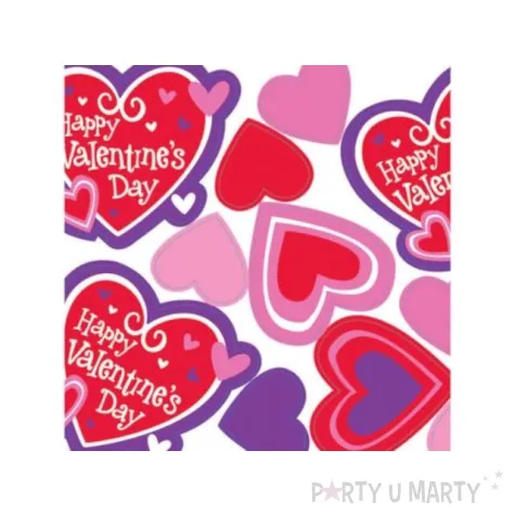 dekoracja wycinana serca 13 29cm 30szt