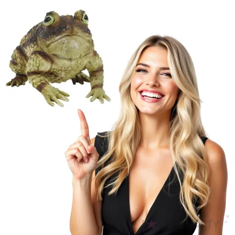 dekoracja zaba guirca 25 cm