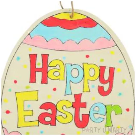 dekoracja zawieszki plaskie jajko arpex