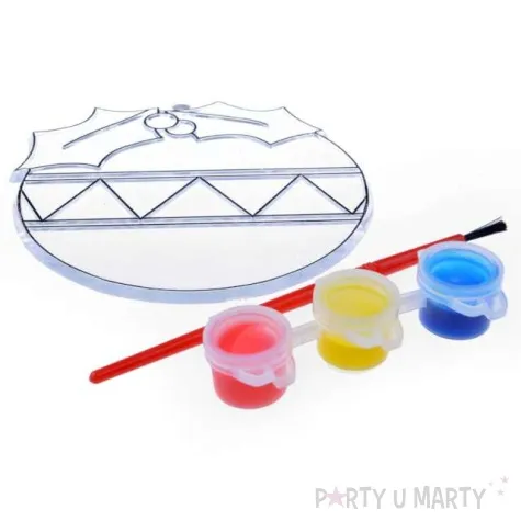 dekoracja zawieszki plaskie witrazyk bombka arpex