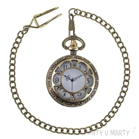 dekoracja zegarek kieszonkowy steampunk funnyfashion