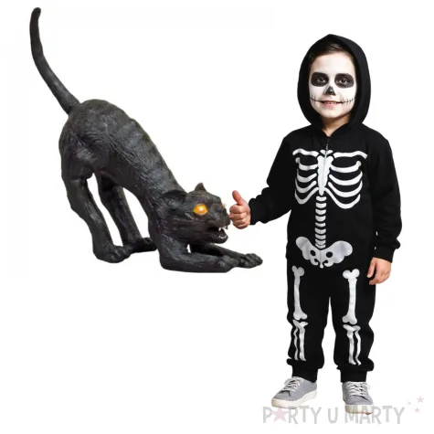 dekoracja zly kot halloween fanny fashion 52 cm