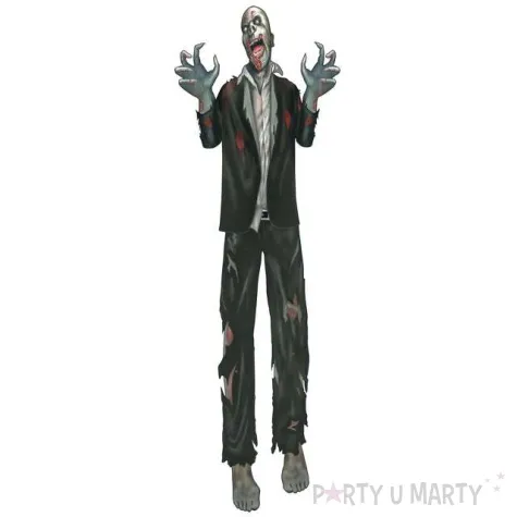 dekoracja zombie w marynarce 150 cm