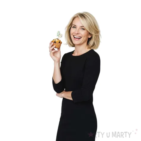 dekoracje do muffinek pikery na babeczki 25 rocznica slubu eukaliptus beauty srebrne gody x6