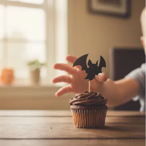 dekoracje do muffinek przekasek na halloween pikery szpilki mix ozdoby 6 szt